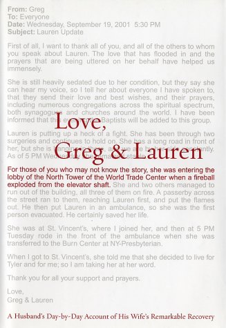 Imagen de archivo de Love, Greg & Lauren a la venta por Willis Monie-Books, ABAA