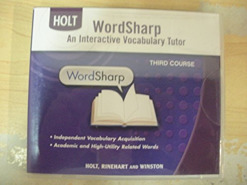 WordSharp: An Interactive Tutor, 3rd Course (Elements of Language) (9780554000275) by Judith L. Irwin