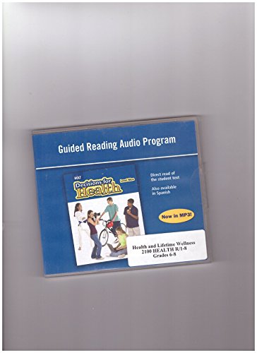 Decisions for Health: Guided Reading Audio Program CD Level Blue (9780554001210) by Israel Abrahams