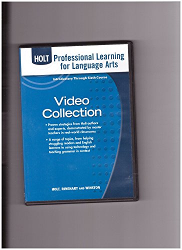 Stock image for Holt Professional Learning for Lang. Arts Video Collection ISBN:0554001322 (Elements of Literature Introductory thru sixth Course) for sale by Booksavers of MD