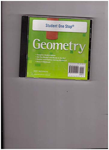 Stock image for Holt McDougal Geometry: Student One-Stop DVD-ROM 2011 for sale by HPB-Red