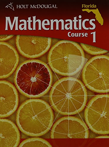 Stock image for Holt Mcdougal Mathematics Florida : Student Edition Course 1 2011 for sale by Better World Books