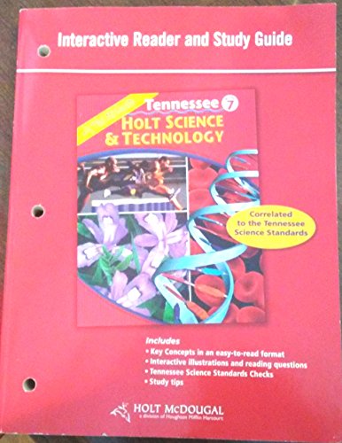 9780554017815: Science and Technology Tennessee: Interactive Reader and Study Guide Grade 7