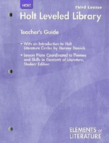 Stock image for Holt Elements of Literature: Leveled Library 12 B with Teachers Guide for sale by dsmbooks