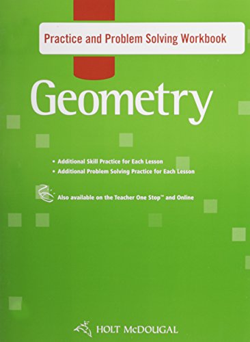 9780554024165: Holt McDougal Geometry: Practice and Problem Solving Workbook