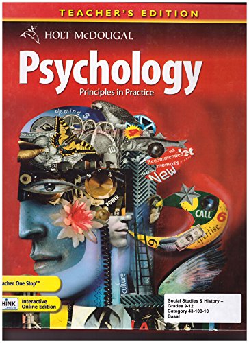 Beispielbild fr Psychology Principles in Practice: Teacher Edition 2010 zum Verkauf von SecondSale