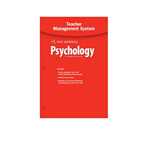 Beispielbild fr Psychology Principles in Practice: Teacher Management System zum Verkauf von Nationwide_Text