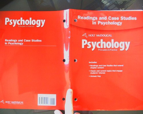 Beispielbild fr Holt McDougal Psychology Principles in Practice Readings and Case Studies in Psychology zum Verkauf von Nationwide_Text