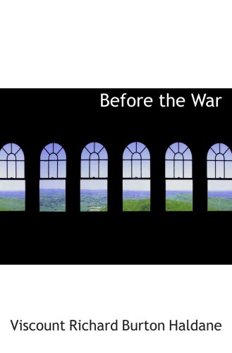 Stock image for Before the War for sale by Revaluation Books