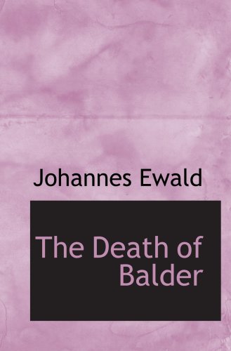 Stock image for The Death of Balder for sale by Revaluation Books