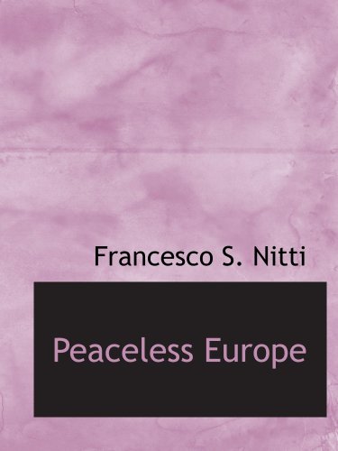 Imagen de archivo de Peaceless Europe a la venta por Revaluation Books