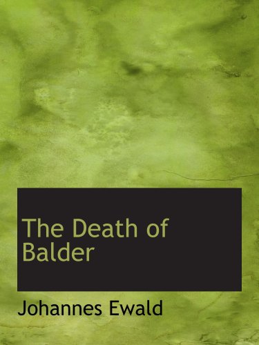 Stock image for The Death of Balder for sale by Revaluation Books