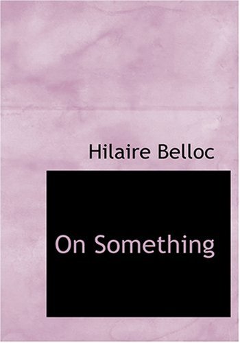 9780554256368: On Something (Large Print Edition)