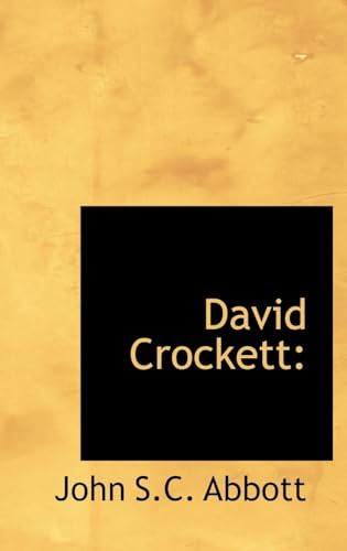 9780554308470: David Crockett