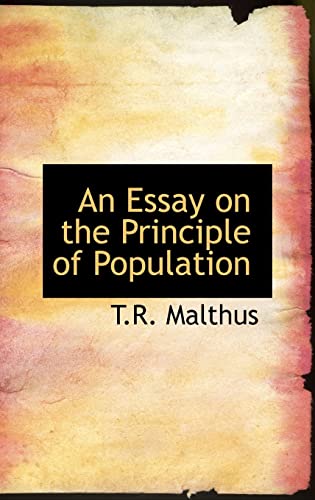 9780554313429: An Essay on the Principle of Population