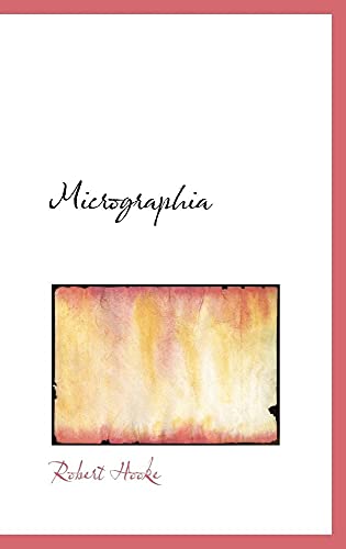 9780554346243: Micrographia