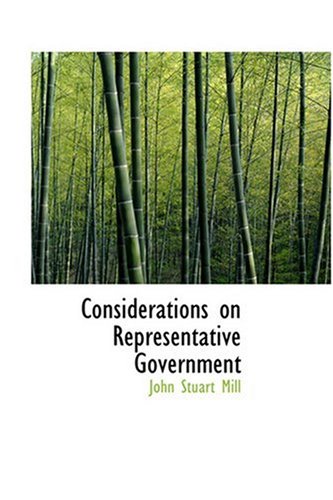 9780554376547: Considerations on Representative Government