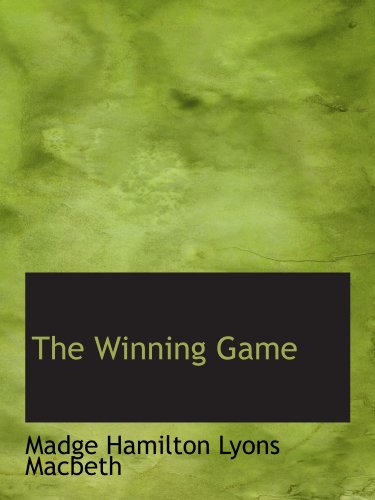 Beispielbild fr The Winning Game zum Verkauf von Revaluation Books