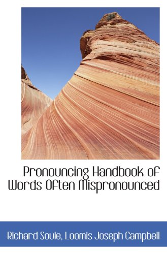 Stock image for Pronouncing Handbook of Words Often Mispronounced for sale by Revaluation Books