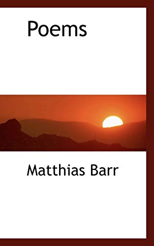 Poems - Matthias Barr