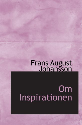 Stock image for Om Inspirationen for sale by Revaluation Books