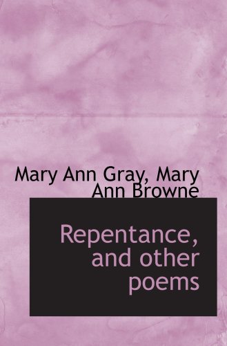 Stock image for Repentance, and other poems for sale by Revaluation Books
