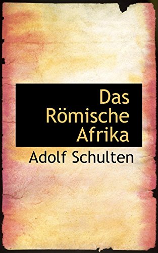 9780554573854: Das Romische Afrika (German Edition)