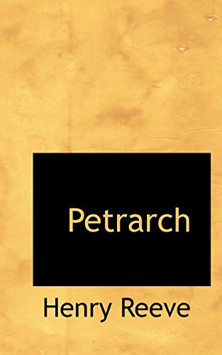 9780554653389: Petrarch