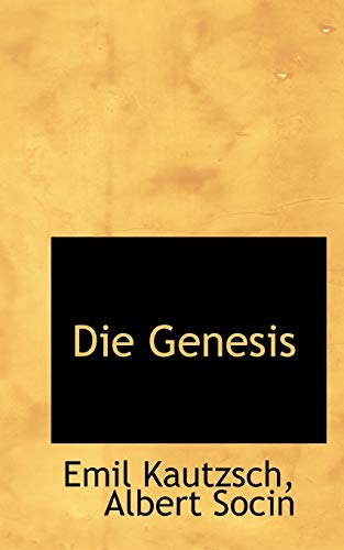 Stock image for Die Genesis for sale by Buchpark