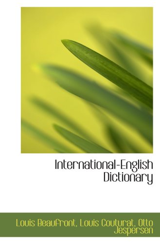 Stock image for International-English Dictionary for sale by Revaluation Books