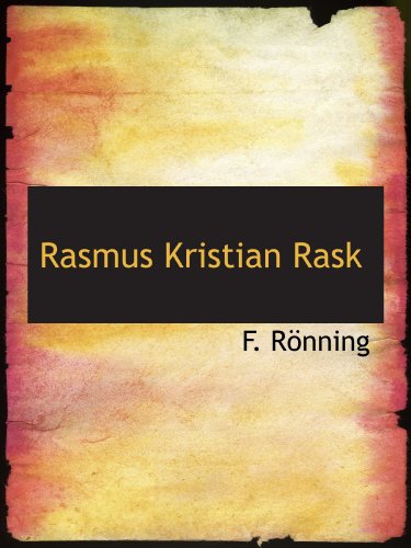 Stock image for Rasmus Kristian Rask for sale by Revaluation Books