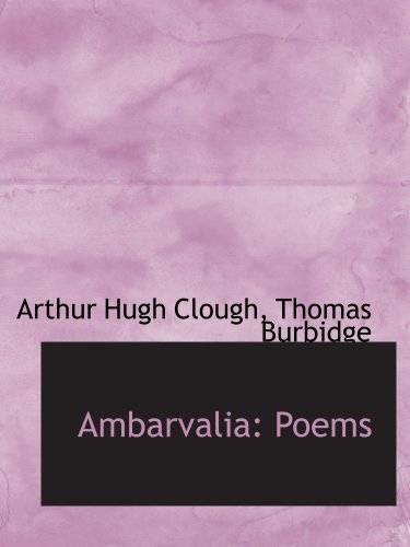 Stock image for Ambarvalia: Poems for sale by Revaluation Books