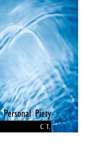 9780554805481: Personal Piety