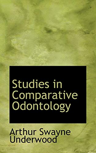 Imagen de archivo de STUDIES IN COMPARATIVE ODONTOLOGY a la venta por Basi6 International