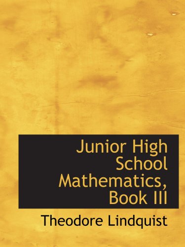 9780554871240: Junior High School Mathematics, Book III