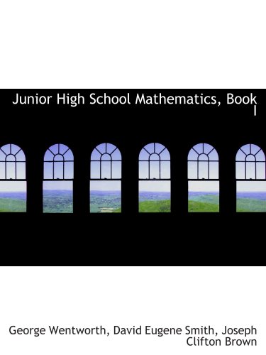 Stock image for Junior High School Mathematics, Book I for sale by Revaluation Books