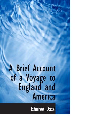 Imagen de archivo de A Brief Account of a Voyage to England and America a la venta por Revaluation Books