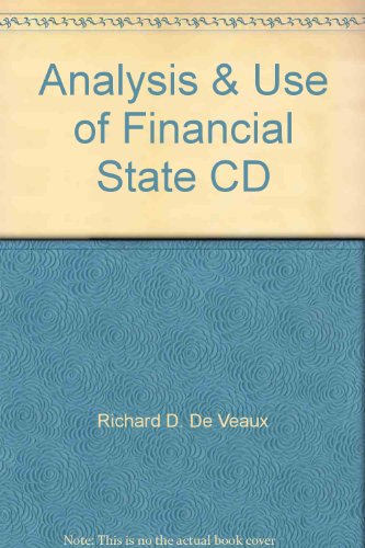 Imagen de archivo de Analysis & Use of Financial State CD a la venta por HPB-Red