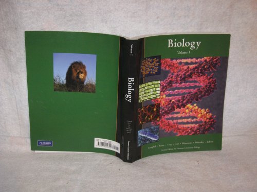 Stock image for Biology, Volume I: Custom Edition for Houston Community College for sale by HPB-Red