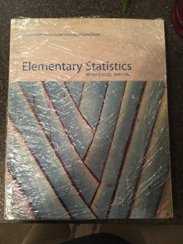 Stock image for ELEMENTARY STAT.-W/CD >CUSTOM< for sale by Hippo Books