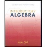 9780555053430: Introductory Algebra CUSTOM for University of Maryland University College (CUSTOM for University of Maryland College)
