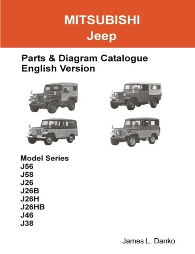 Beispielbild fr MITSUBISHI JEEP English Parts Diagram Catalogue zum Verkauf von Red's Corner LLC