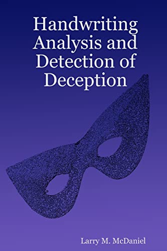 Imagen de archivo de Handwriting Analysis and Detection of Deception a la venta por Chiron Media