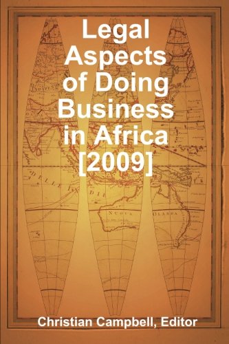 9780557132249: Legal Aspects of Doing Business in Africa [2009]