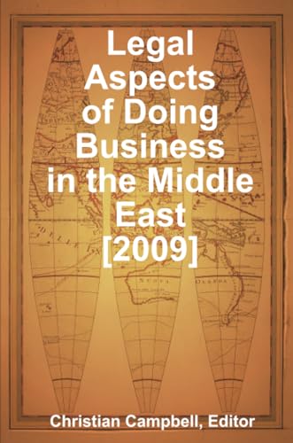 9780557132294: Legal Aspects of Doing Business in the Middle East [2009]