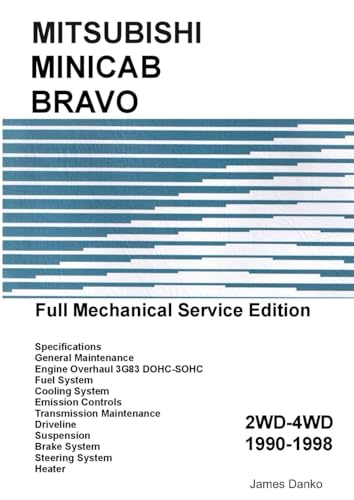 9780557244706: Mitsubishi Minicab-Bravo Full Mechanical Service Manual
