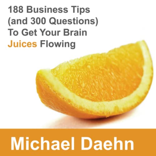 9780557478231: 188 Business Tips (and 300 Questions) to Get Your Brain Juices Flowing