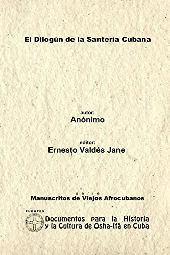 9780557557158: El Dilogn de la Santera Cubana. Libreta de Santera Annima.