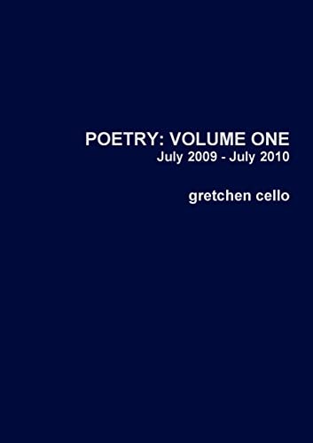 Beispielbild fr POETRY: VOLUME ONE zum Verkauf von Chiron Media