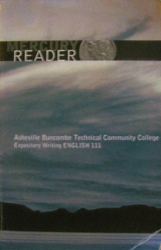 9780558026011: Mercury Reader (Expository Writing ENGLISH 111, Asheville Buncombe Technical Community College)